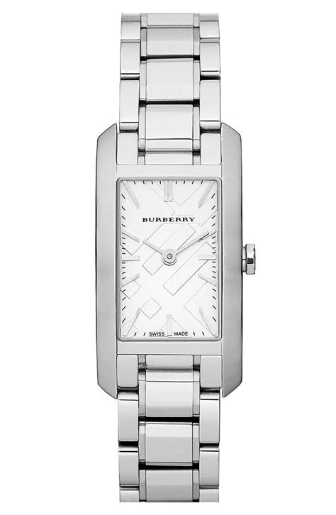 burberry plaid rectangle watch in original box|Burberry Jewelry & Watches .